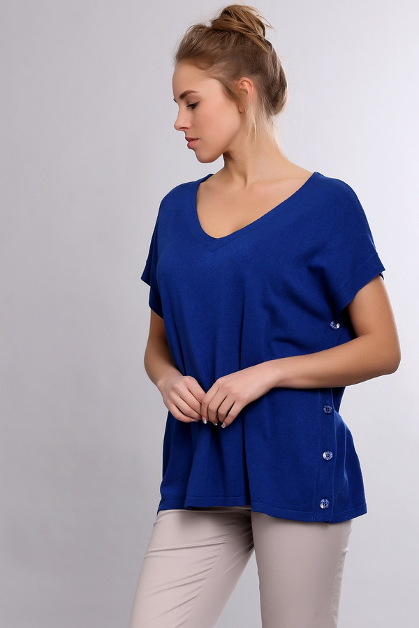 Пуловер Pezzo, размер 48, цвет синий - фото 1