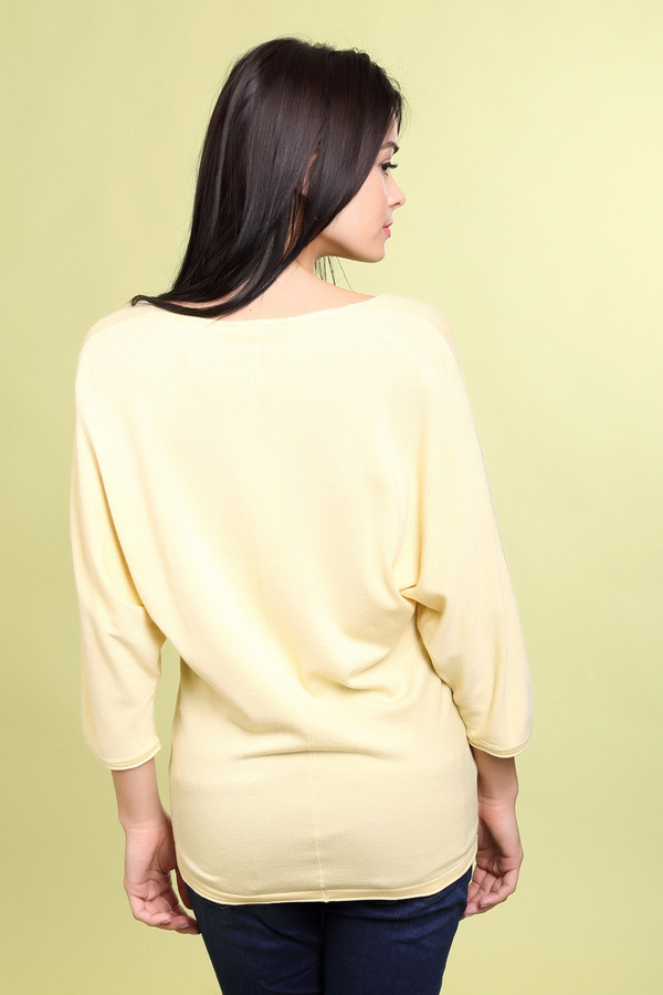 Пуловер Pezzo, размер 42, цвет жёлтый - фото 4