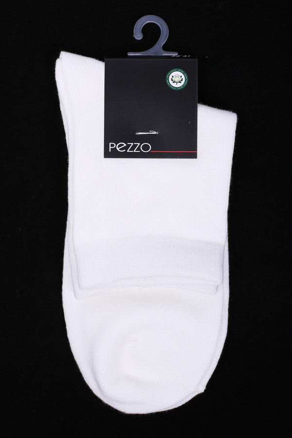 Носки Pezzo, размер 35-37, цвет белый - фото 1