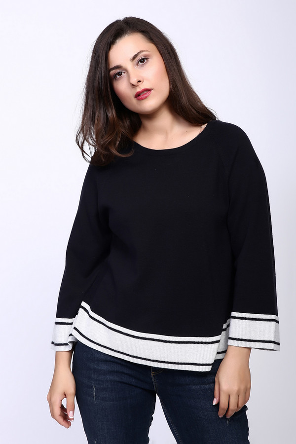 Пуловер Oui, размер 44, цвет чёрный - фото 3