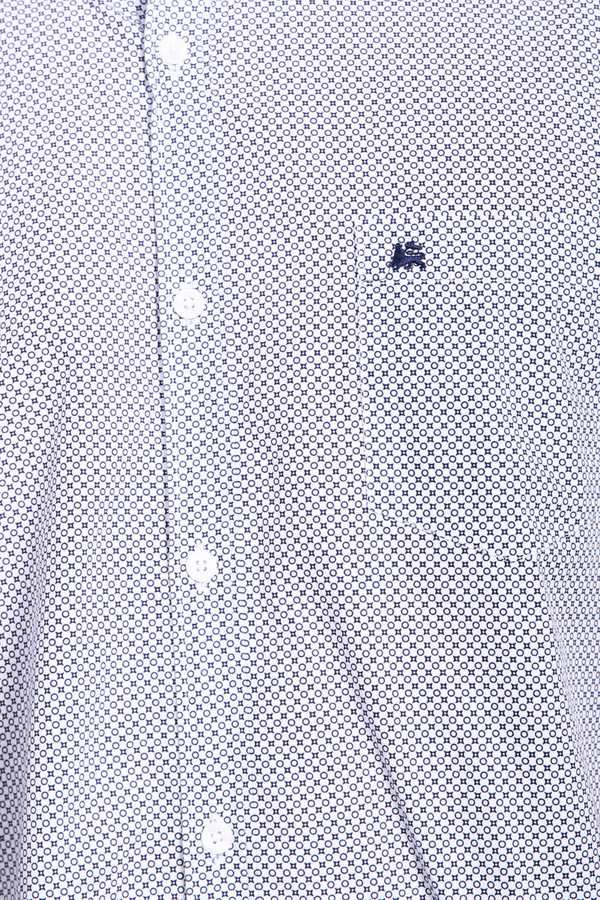 Мужские рубашки с коротким рукавом Lerros, размер 39-40, цвет серый - фото 4