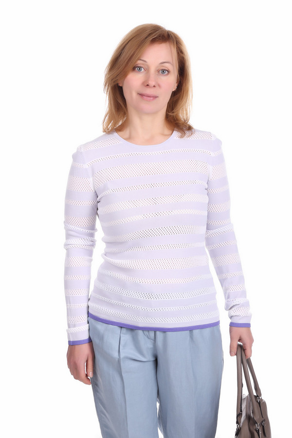 Пуловер Pezzo, размер 52, цвет сиреневый - фото 2