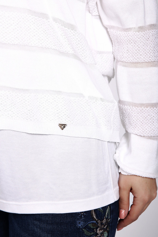 Пуловер Lucia, размер 48, цвет белый - фото 4