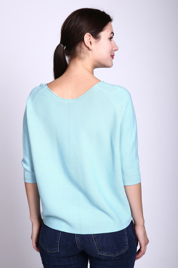 Пуловер Just Valeri, размер 50, цвет голубой - фото 4