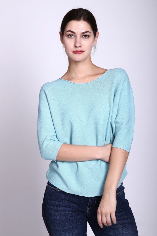 Пуловер Just Valeri, размер 50, цвет голубой - фото 2
