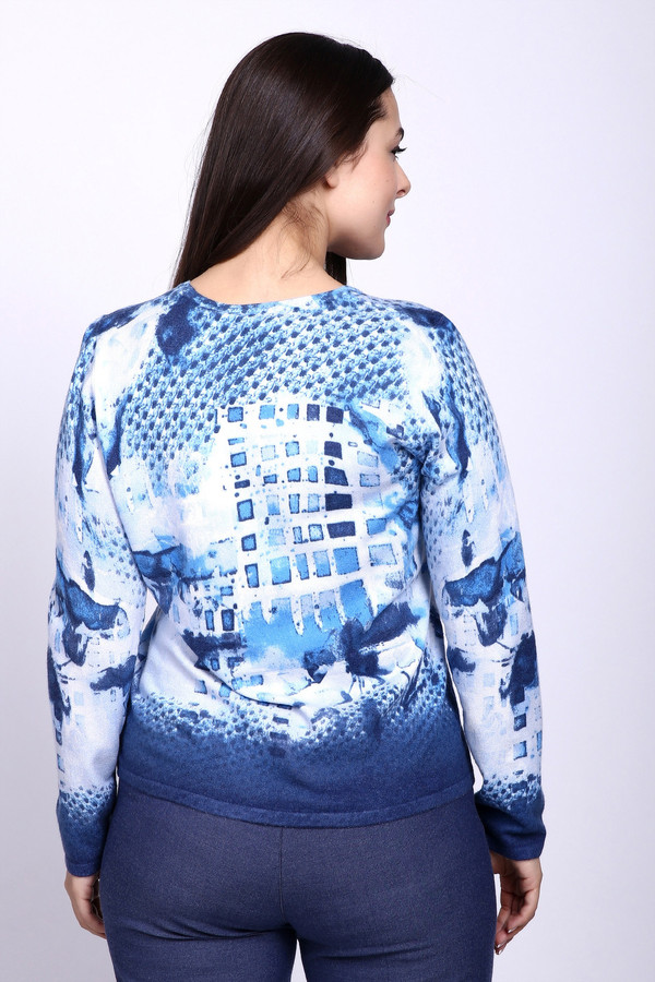 Пуловер Rabe collection, размер 50, цвет разноцветный - фото 4