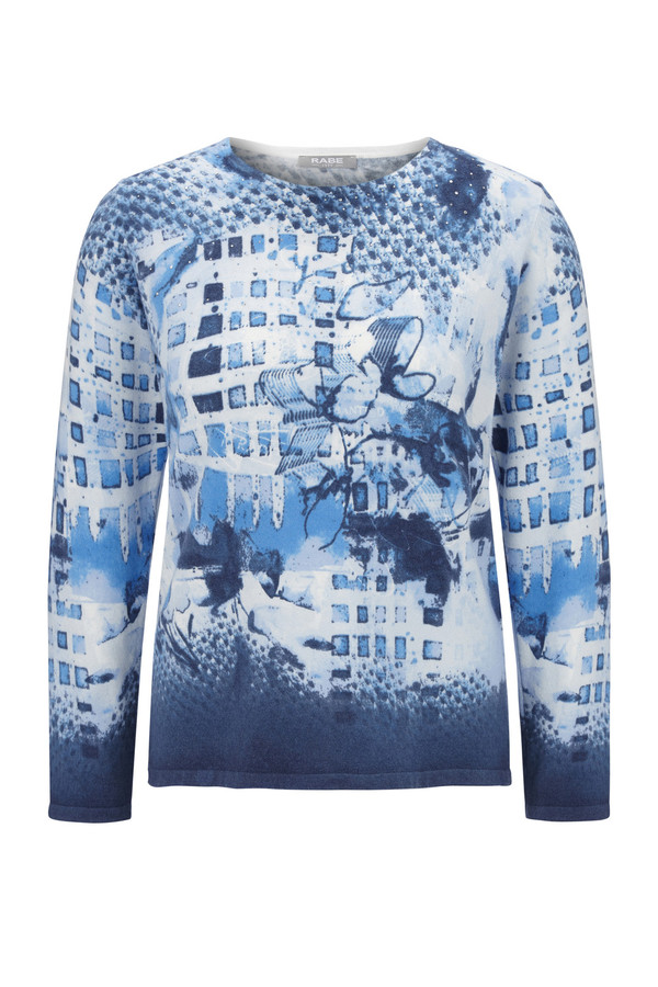 Пуловер Rabe collection, размер 50, цвет разноцветный - фото 5