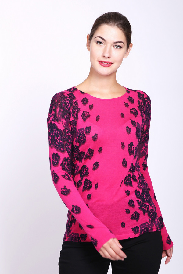 Пуловер Pezzo, размер 52, цвет розовый - фото 1