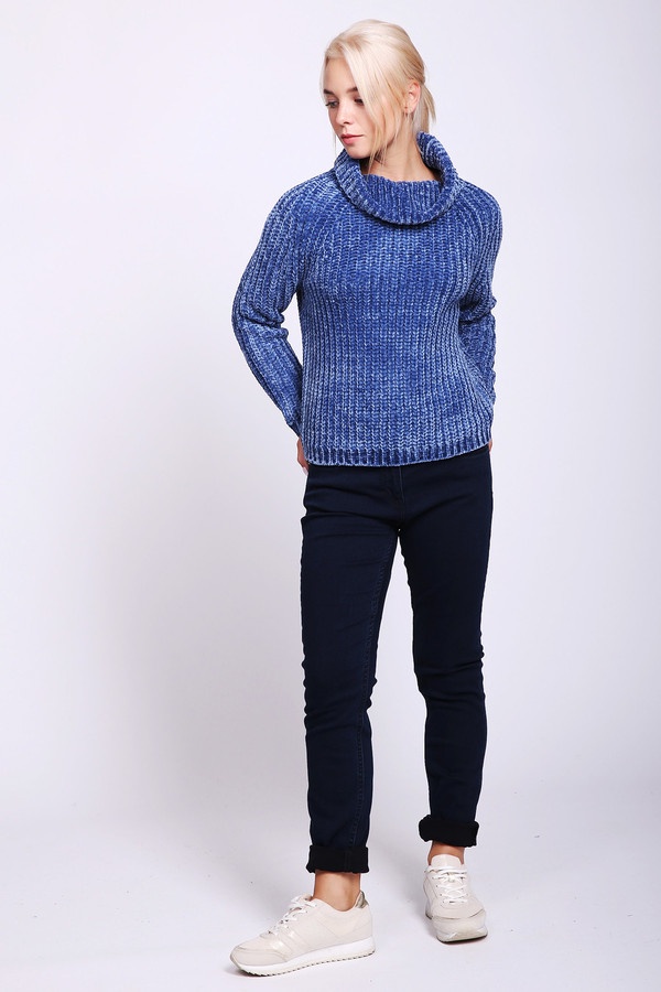 Пуловер Pezzo, размер 46, цвет синий - фото 2