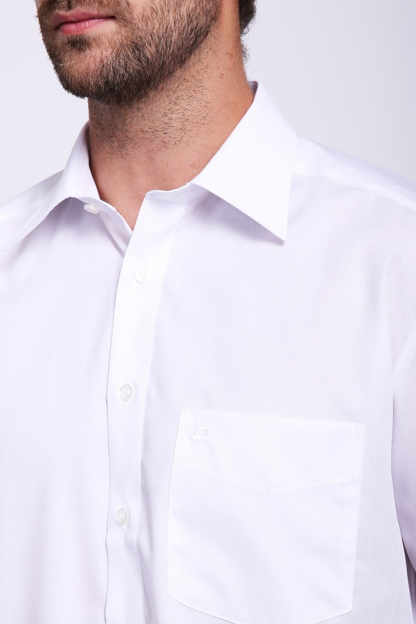 Рубашка с длинным рукавом Olymp, размер 39, цвет белый - фото 4