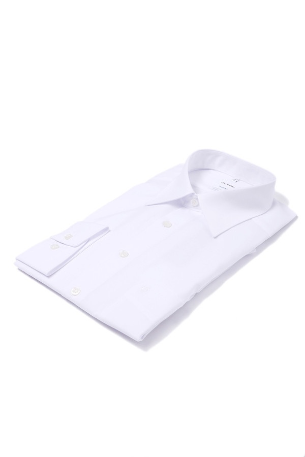 Рубашка с длинным рукавом Olymp, размер 39, цвет белый - фото 5