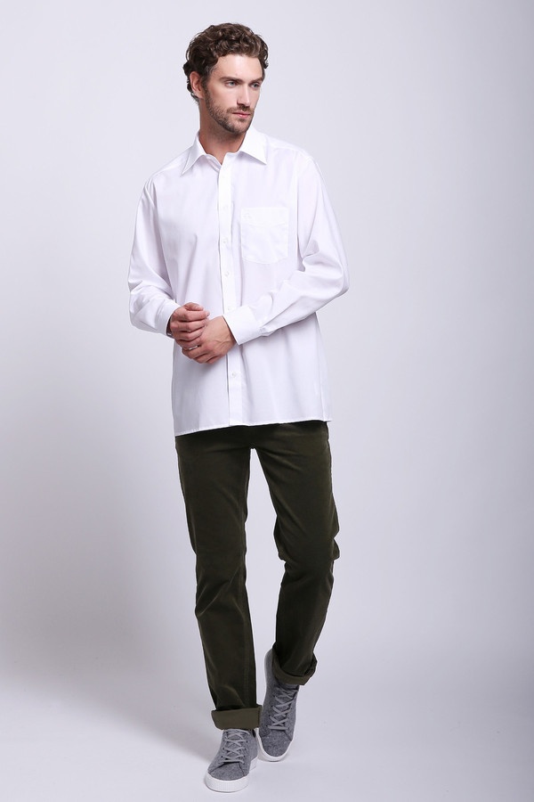 Рубашка с длинным рукавом Olymp, размер 39, цвет белый - фото 2