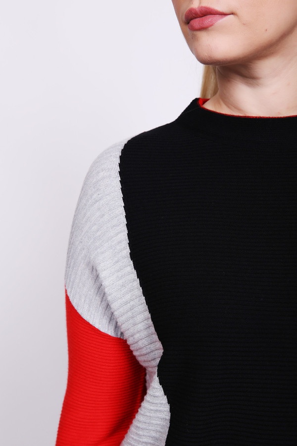 Пуловер Oui, размер 44, цвет разноцветный - фото 5