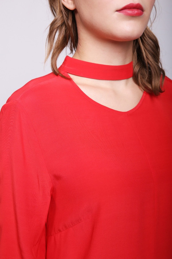 Блузa Comma, размер 42, цвет красный - фото 7