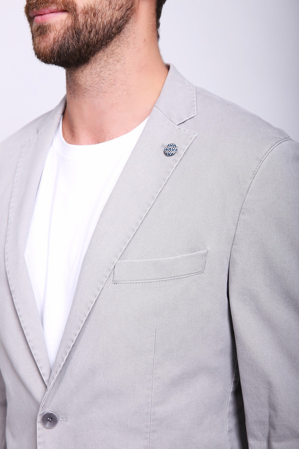 Пиджак Benvenuto, размер 52К, цвет серый - фото 5