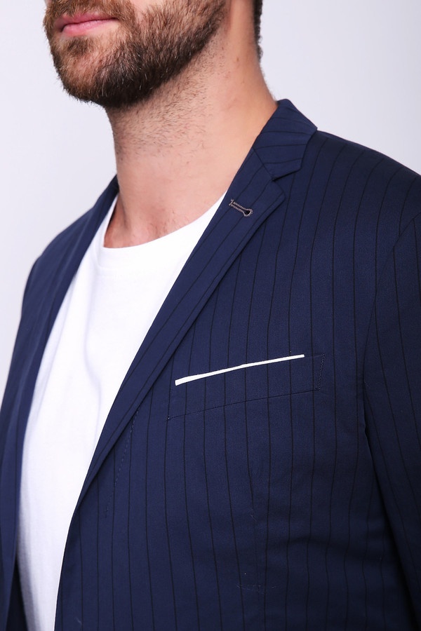 Пиджак Cinque, размер 50, цвет синий - фото 5
