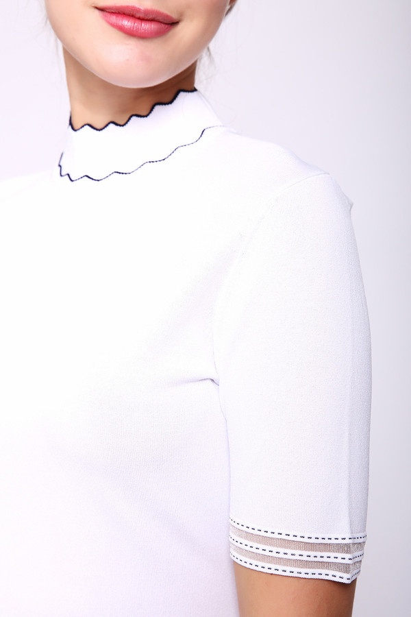 Пуловер Just Valeri, размер 52, цвет белый - фото 5