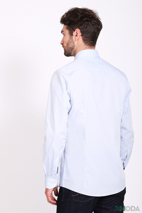 Рубашка с длинным рукавом Olymp, размер ворот 43, плечи 54, цвет голубой - фото 3