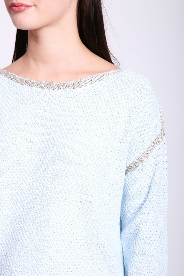 Пуловер Pezzo, размер 52, цвет голубой - фото 4