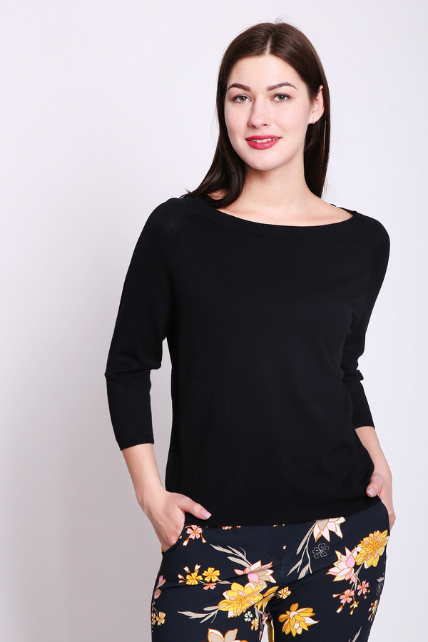 Пуловер Pezzo, размер 44, цвет чёрный - фото 1