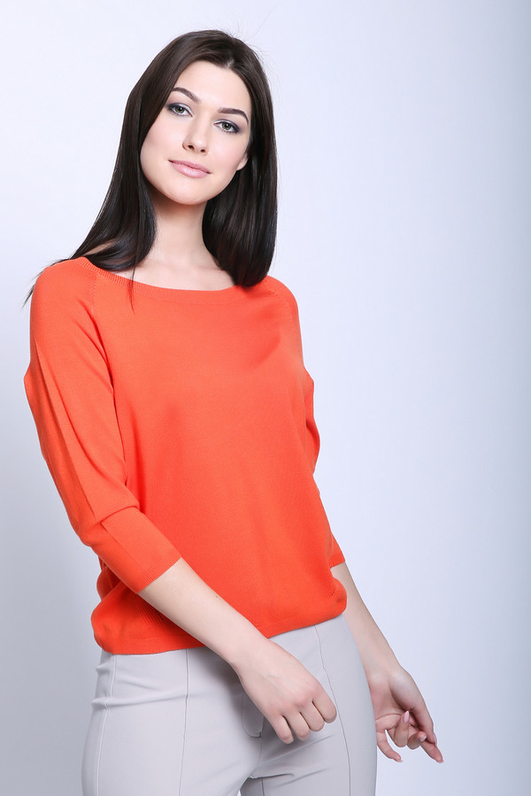Пуловер Pezzo, размер 44, цвет оранжевый - фото 1