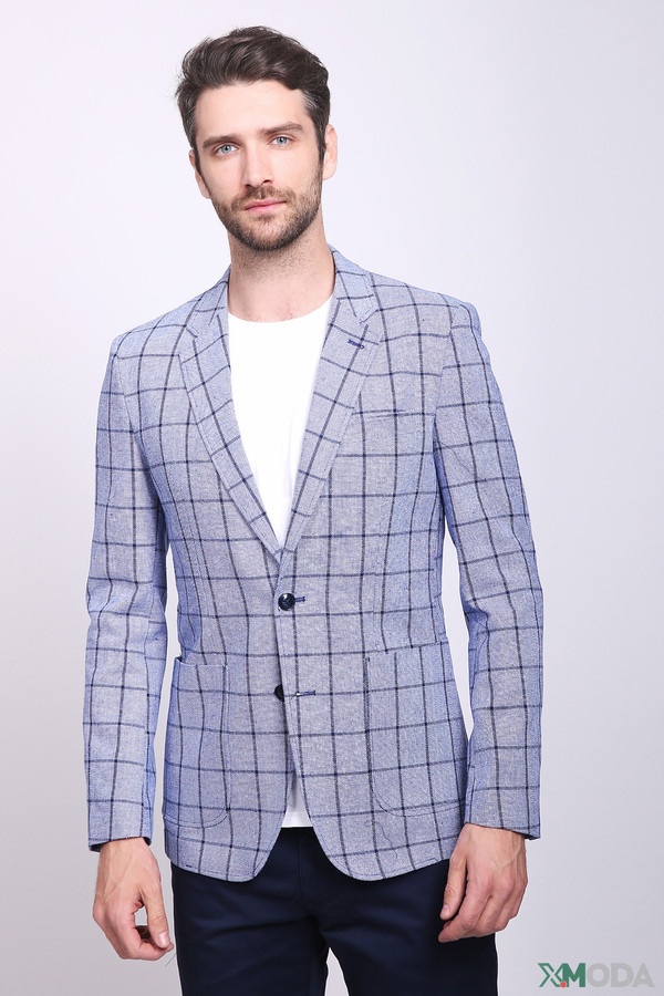 Пиджак Pezzo, размер 48, цвет синий - фото 3