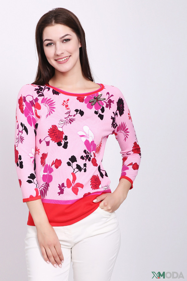 Пуловер Betty Barclay, размер 48, цвет розовый - фото 1