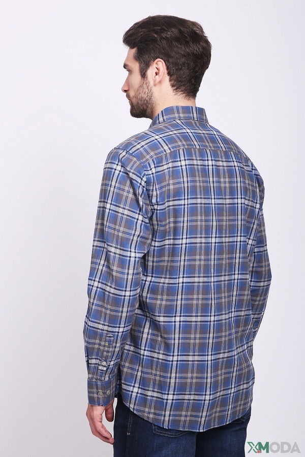 Рубашка с длинным рукавом Lerros, размер 39-40, цвет синий - фото 5