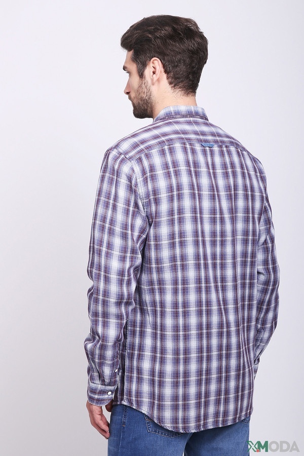 Рубашка с длинным рукавом Lerros, размер 38, цвет сиреневый - фото 5
