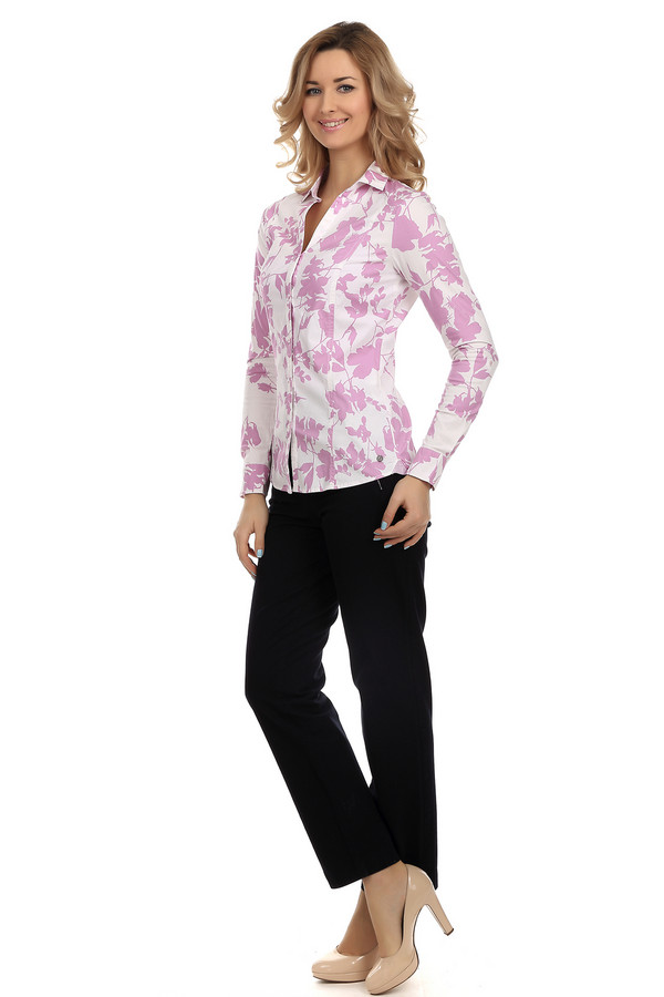 Рубашка с длинным рукавом Lerros, размер 42, цвет розовый - фото 3
