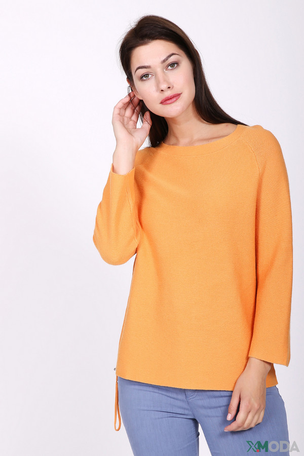 Пуловер Pezzo, размер 46, цвет оранжевый - фото 1