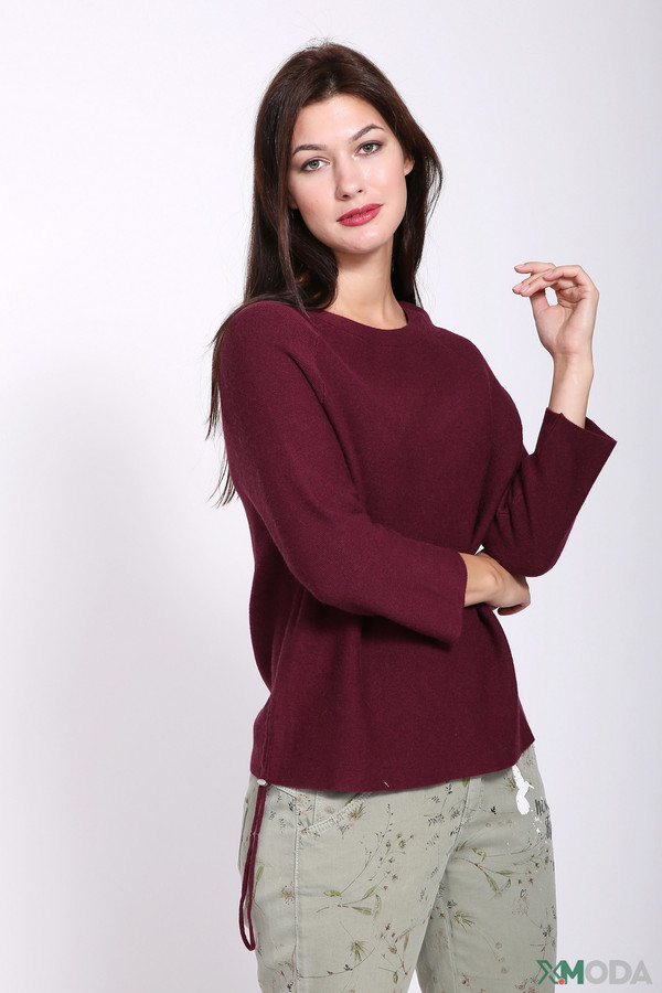 Пуловер Pezzo, размер 44, цвет бордовый - фото 1