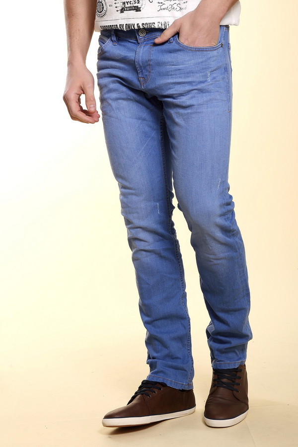 Модные джинсы Tom Tailor, размер 50(L34), цвет голубой - фото 3