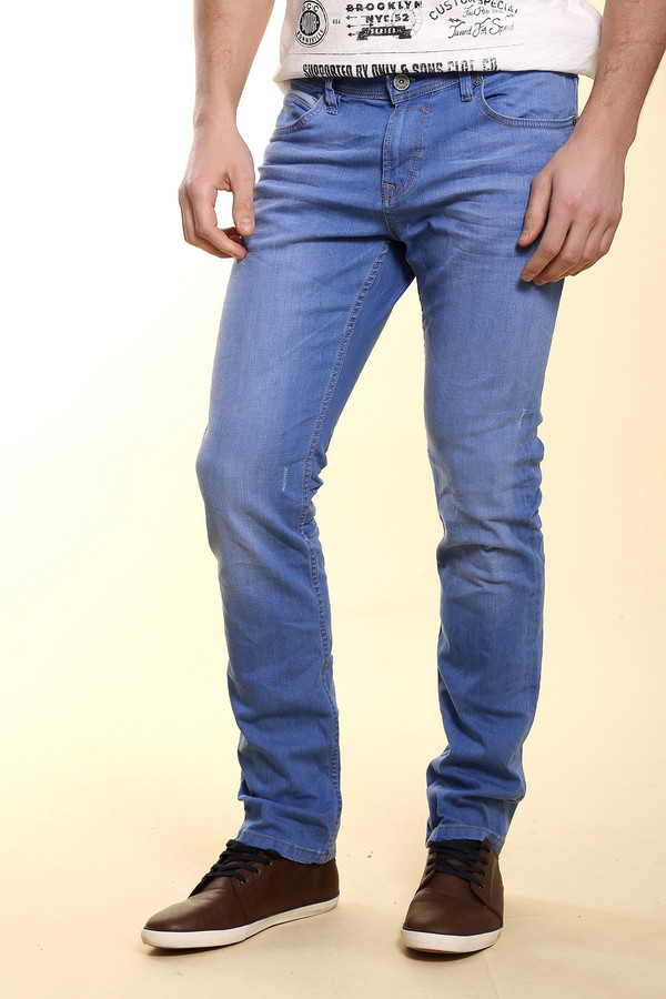 Модные джинсы Tom Tailor, размер 50(L34), цвет голубой - фото 2