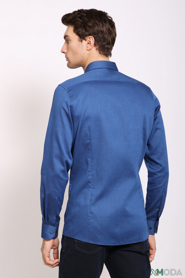 Рубашка с длинным рукавом Marvelis, размер 41, цвет синий - фото 3