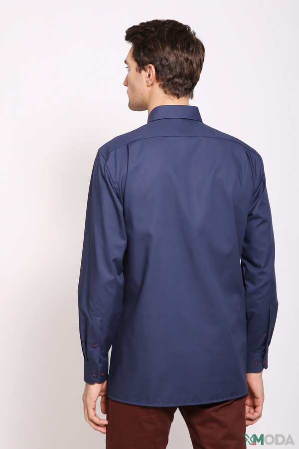 Рубашка с длинным рукавом Marvelis, размер 44, цвет синий - фото 3