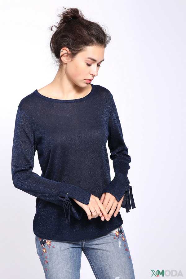 Пуловер Lebek, размер 54, цвет синий - фото 1