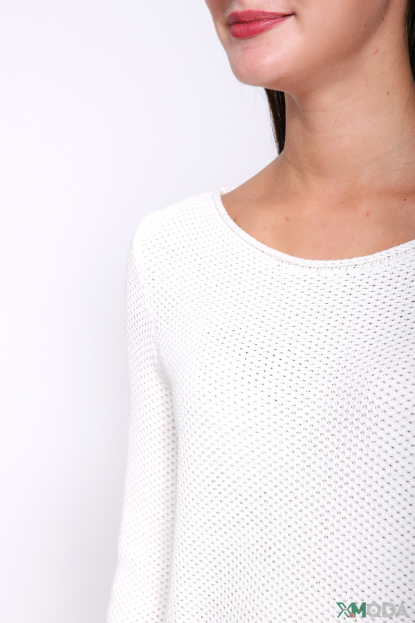Пуловер Oui, размер 44, цвет белый - фото 4