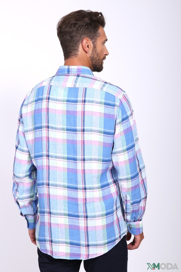 Рубашка с длинным рукавом Olymp, размер 39-40, цвет голубой - фото 3
