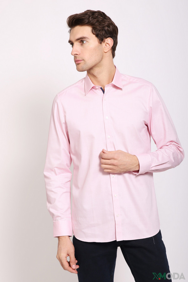 Рубашка с длинным рукавом Marvelis, размер 42, цвет розовый - фото 1