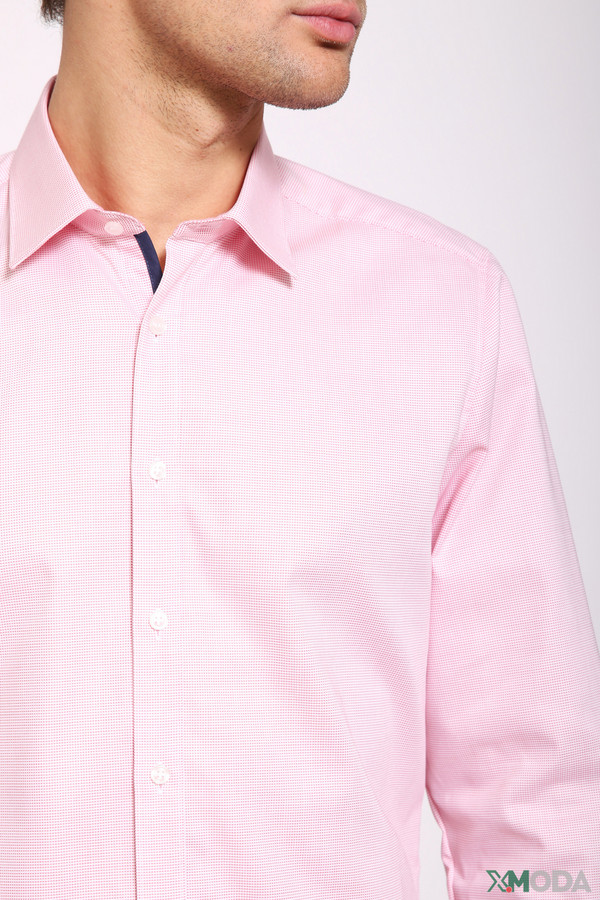 Рубашка с длинным рукавом Marvelis, размер 42, цвет розовый - фото 4