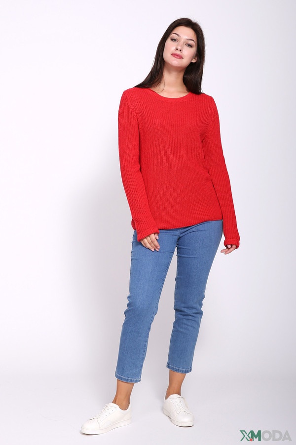 Пуловер QS, размер 44-46, цвет красный - фото 2