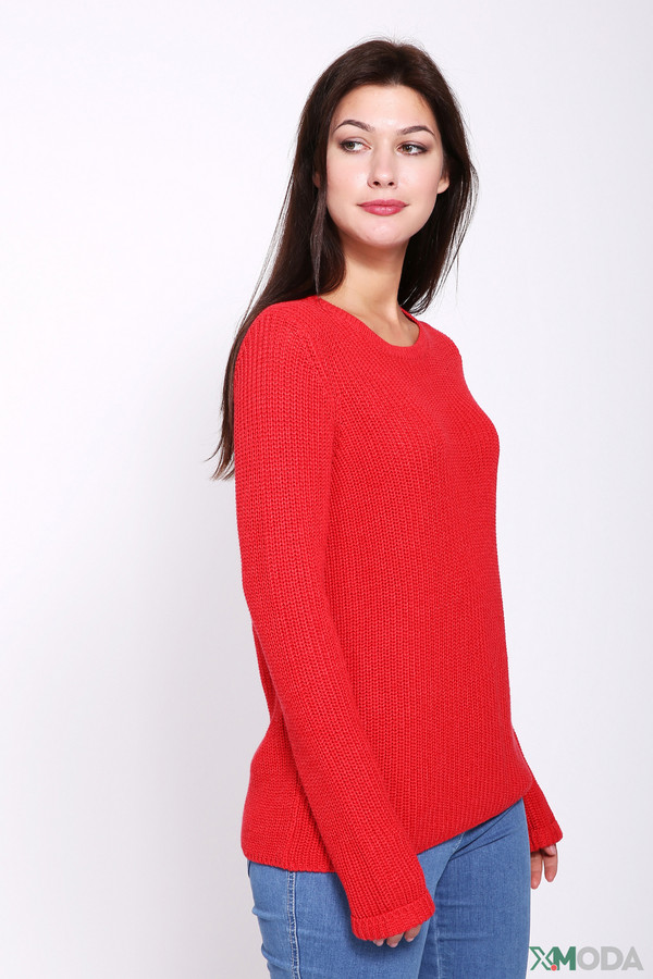 Пуловер QS, размер 44-46, цвет красный - фото 1
