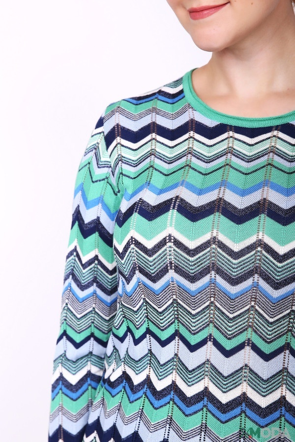 Пуловер Rabe collection, размер 44, цвет зелёный - фото 4