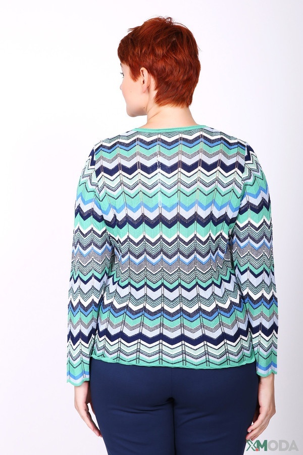 Пуловер Rabe collection, размер 44, цвет зелёный - фото 3