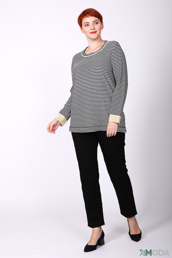 Пуловер Samoon, размер 50, цвет серый - фото 2