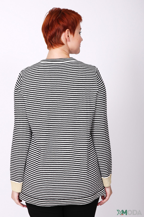 Пуловер Samoon, размер 50, цвет серый - фото 3
