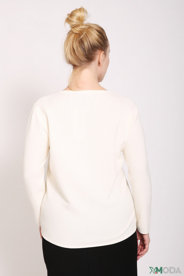 Пуловер Rabe collection, размер 56, цвет белый - фото 4