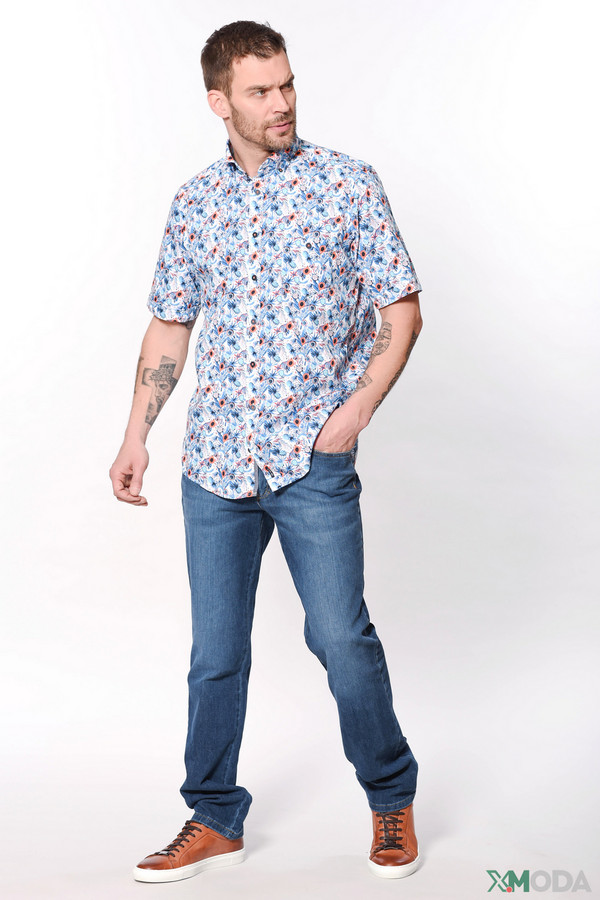 Мужские рубашки с коротким рукавом Casa Moda, размер 54-56 - фото 3