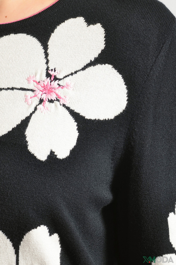Пуловер Rabe collection, размер 48, цвет чёрный - фото 4